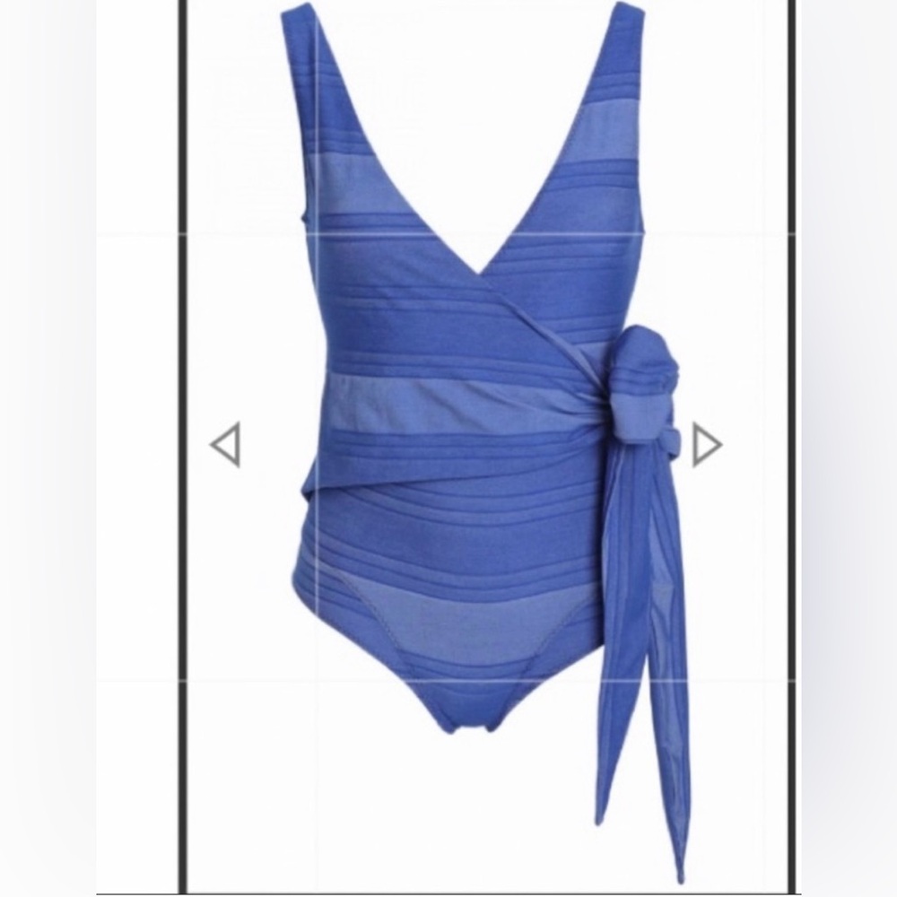 NWT Lisa Marie Fernandez one piece wrap swimsuit